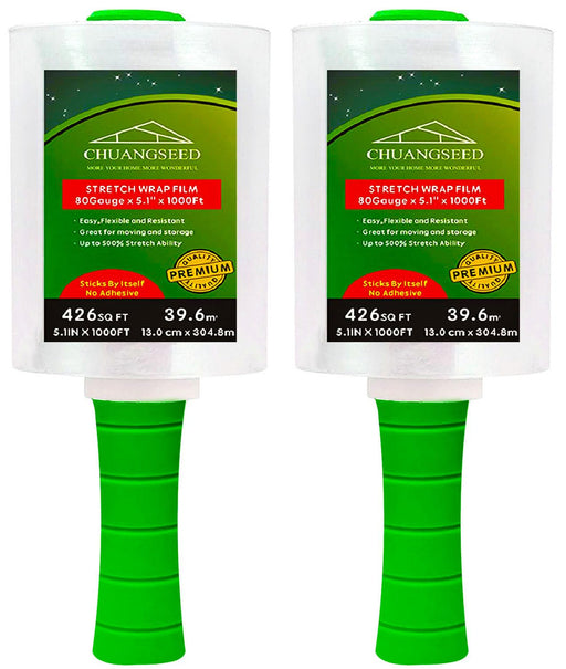 Generic 2-Pack Industrial Mini Clear Stretch Wra