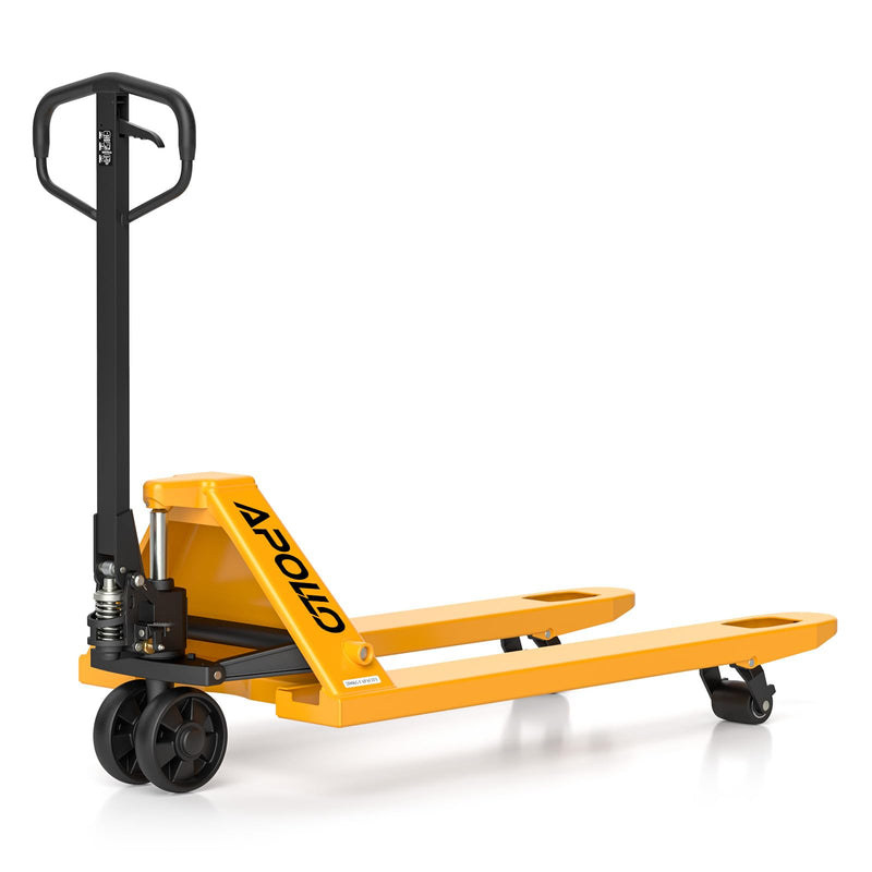 Pallet Jack 27in W x 48in L Fork, 5500-Lbs Capacity, Industrial Standard Manual Pallet