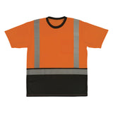 Ergodyne GloWear 8286BKO Hi-Vis Type R Class 2 Short Sleeve Shirt — Orange Black