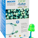 Moldex 6980 Glide Soothers Uncorded Moisturizing Foam Earplugs — NRR 31, 100 Pairs