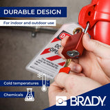 Brady SafeKey ALU-PRP-38ST-KD Lockout Padlock — Aluminum Purple