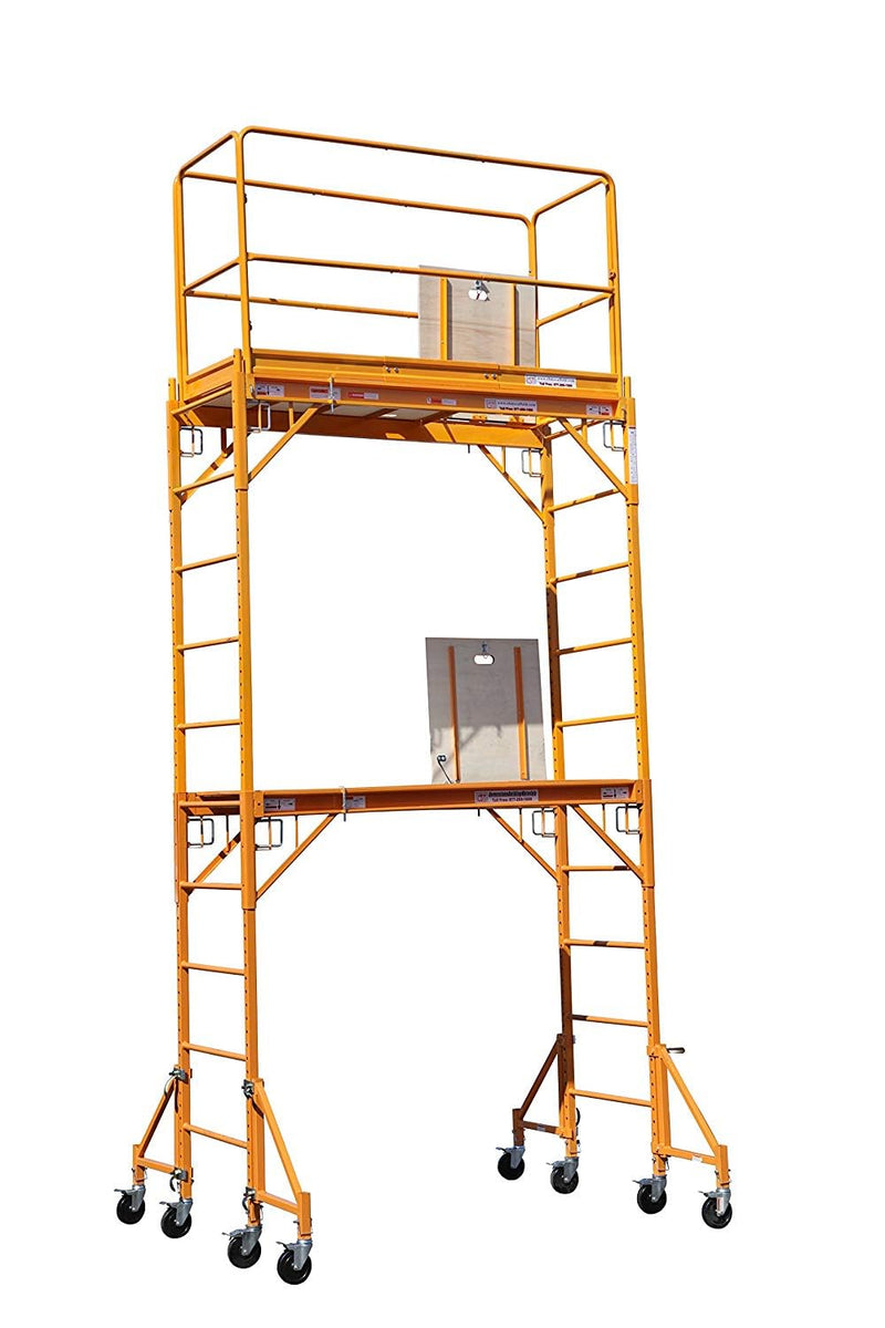 CBM Multipurpose Maxi Square Baker Style Scaffold Tower Package, 12 Feet, 1000 Pound