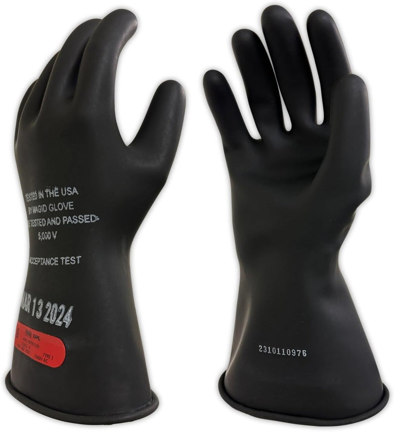 MAGID Class 0 Rubber Insulating Electrical Gloves