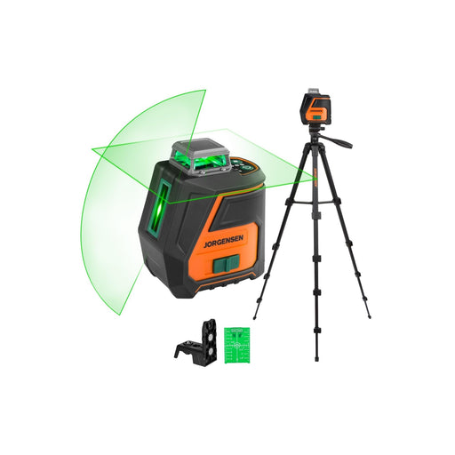 JORGENSEN JORGENSEN 360 Laser Level with Tripod, 1