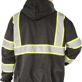 Sesafety B0CBZ7WBBT Class 3 Hi-Vis Pullover Hoodie — Black Trim
