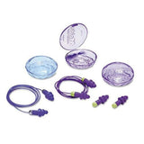 Moldex 6420 Rockets Reusable Earplugs with Cloth Cord — NRR 27dB, Pocket-Pak, 50 Pairs