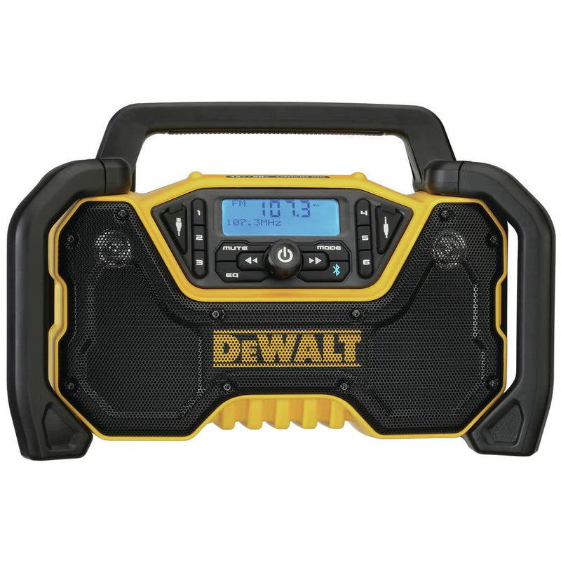 DEWALT 12V 20V MAX Portable Bluetooth Radio, Cordless, 100 ft Range, 3.5 Inch Subwoofers