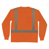 Ergodyne GloWear 8284O Hi-Vis Type R Class 2 Long Sleeve Shirt — Orange
