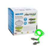 Moldex 6434 Alphas Reusable Earplugs with Cloth Cord — NRR 27dB, Pocket-Pak Plus, 50 Pairs