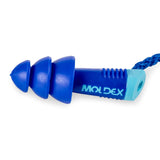 Moldex 6436 Alphas Metal Detectable Corded Reusable Earplugs — NRR 27dB, 50 Pairs