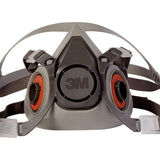 3M 6200 Half Mask Respirator (Medium) – Reusable Facepiece for Dust, Paint & Chemical Protection — image 1