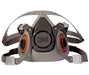 3M 6200 half-mask respirator on a white background