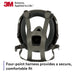 Black four-point harness with 3M 6800 branding and text on a white background