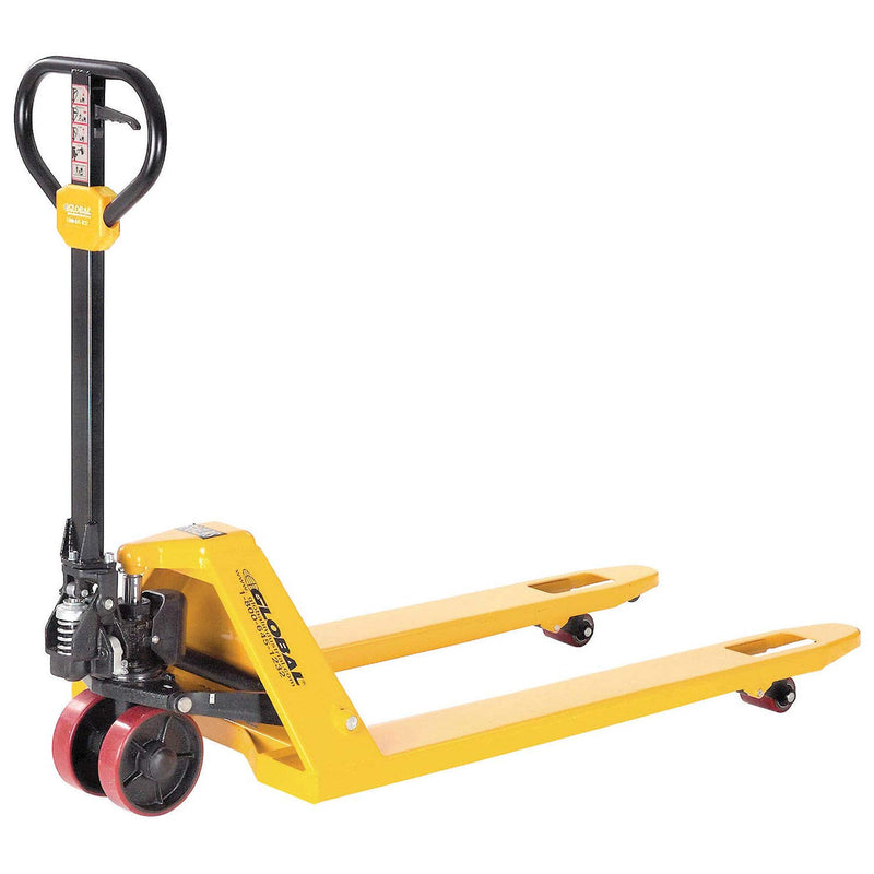 Global Industrial Industrial Duty Pallet Jack with 27in W x 48in L Forks, 5500 lb Capacity