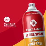 First Alert AF400 EZ Fire Spray 2-Pack — 18 oz Aerosol Extinguisher