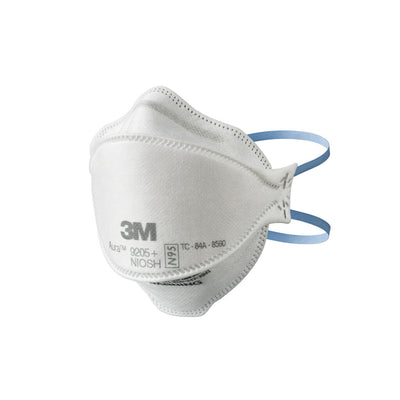3M 9205+ Aura N95 Particulate Respirator Flat Fold 20-Pack