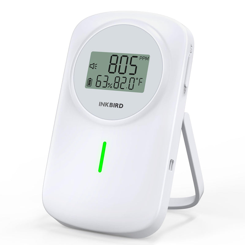 INKBIRD Indoor Air Quality Monitor with NDIR CO2 Detector for Home and Room