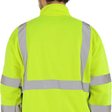 Sesafety B0D2XQYCX7 Class 3 Hi-Vis Quarter-Zip Sweatshirt — Yellow