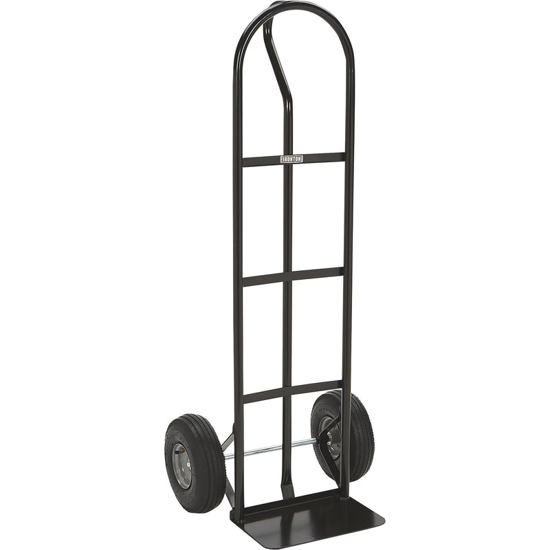 Ironton Steel Hand Truck, 600-Lb. Capacity, 10in. Pneumatic Tires, Heavy-duty frame