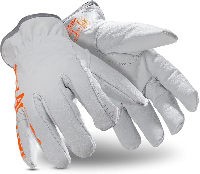 HexArmor Chrome SLT 4066 Cut & Heat-Resistant Leather Gloves