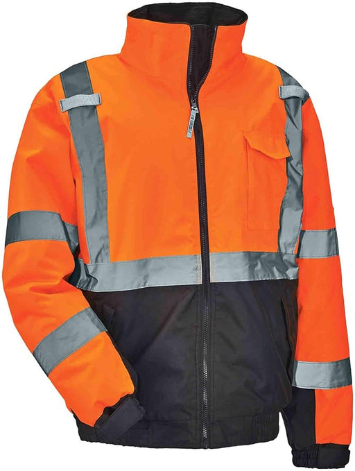 Ergodyne 8377 Hi-Vis GloWear Type R Class 3 Bomber Jacket Orange