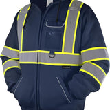 TICONN TICONN-1903 Hi-Vis Class 3 Fleece Full-Zip Hoodie Jacket