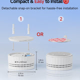 Heiman S1-S Photoelectric Smoke Detector — 10-Year Sealed Battery