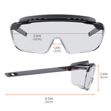 Ergodyne 55104 Skullerz OSMIN Over-the-Glasses Safety Glasses — ANSI Z87.1+