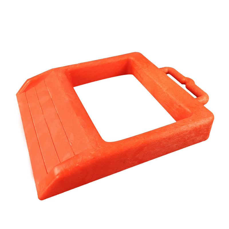 Pallet Jack Chock Heavy Duty Wheel Chock, Pallet Jack Stopper for Truck, 14.2in Length x