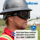 Sellstrom S80226 Odyssey II Safety Goggles — Smoke Lens