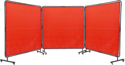 VEVOR Welding Screen with Frame — 6 x 6 Ft, 3 Panel