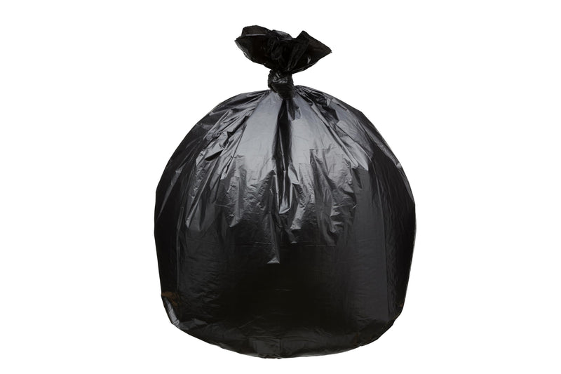 Top Knot Bags 45 Gallon Can Liners, 1.5 Mil, Black, 40 x 46 in, 100 Count — Made in USA
