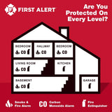 First Alert FE1A10GR195 HOME1 Fire Extinguisher — Rechargeable 1-A:10-B:C