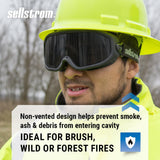 Sellstrom S80226 Odyssey II Safety Goggles — Smoke Lens