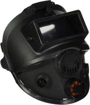 Black North 760008AW Respirator welding helmet with a visor on a white background
