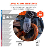 Ergodyne ProFlex 7025 PU Coated Cut Resistant Work Gloves
