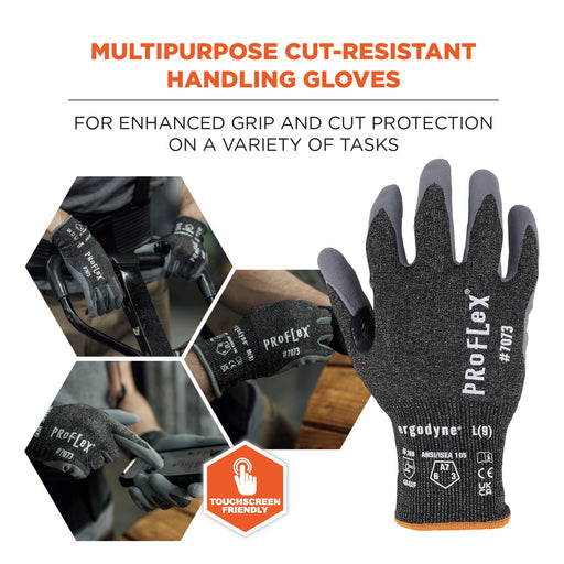 Ergodyne ProFlex 7073 Nitrile Cut-Resistant Gloves, A7