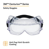 3M Centurion 452AF Impact Safety Goggle Clear Anti-Fog