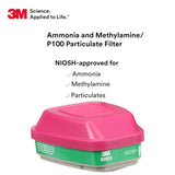 3M 60924 P100 Ammonia Methylamine Respirator Cartridge