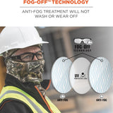 Ergodyne Skullerz THOR-AF Anti-Fog Safety Glasses — ANSI Z87.1+