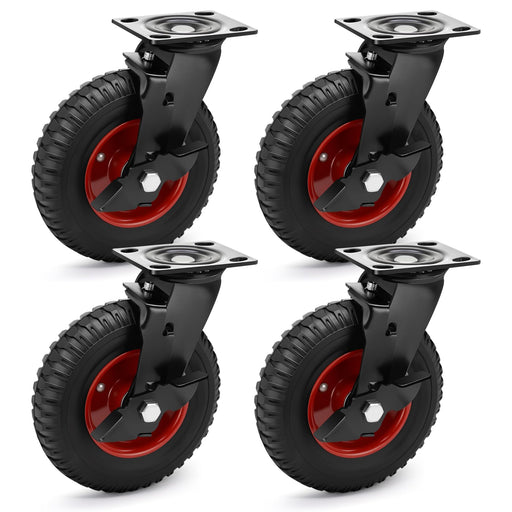 Generic 8 Inch Outdoor Heavy Duty Casters Wheels