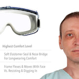 Uvex B016IHFAWQ Stealth Safety Goggles — Clear HydroShield