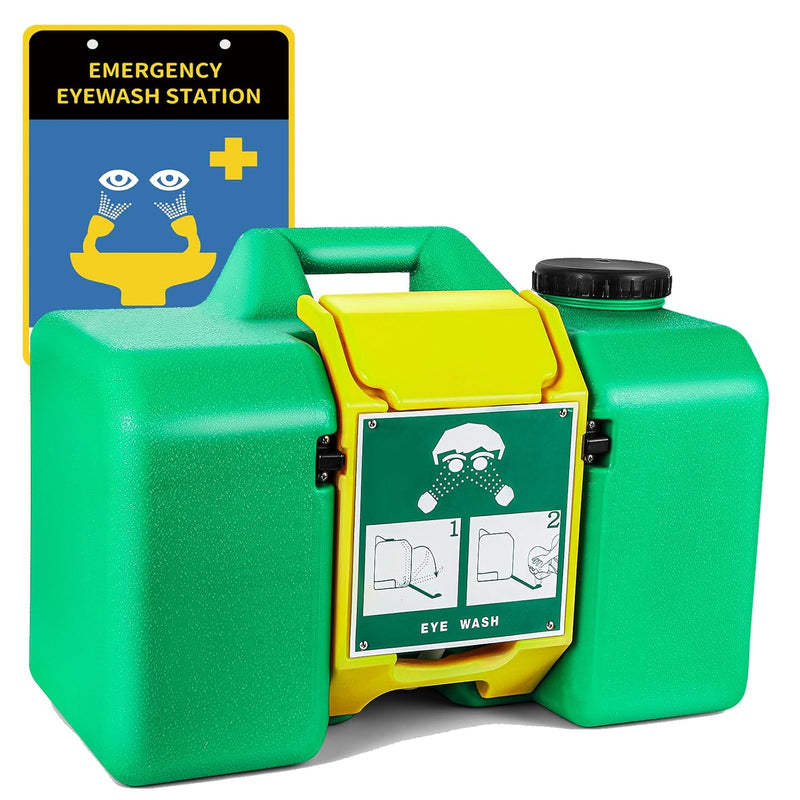 Frifreego 8-Gallon Portable Eye Wash Station
