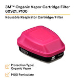 3M 60921 P100 Organic Vapor Respirator Cartridge