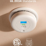 X-Sense SC01 Smoke Detector Carbon Monoxide Detector Combo