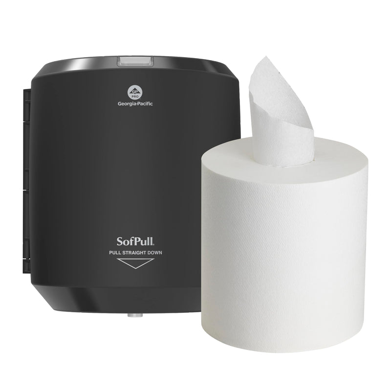 Amazon Basics 2-Ply Centerpull Paper Towels, White, 600 Towels per Roll, 6 Rolls — Universal Dispenser Fit