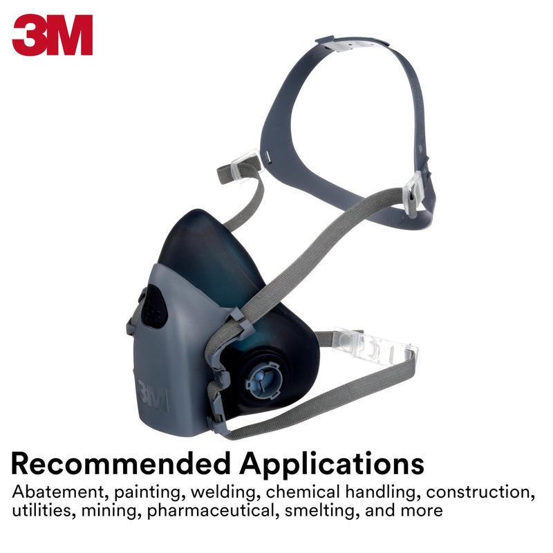 3M 7502 Half Mask Respirator Medium