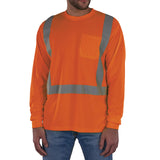 Ergodyne GloWear 8284O Hi-Vis Type R Class 2 Long Sleeve Shirt — Orange