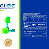 Moldex 6980 Glide Soothers Uncorded Moisturizing Foam Earplugs — NRR 31, 100 Pairs