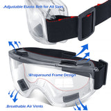 OXG B0BGRPV7DJ Safety Goggles — Clear Anti-Fog 6-Pack